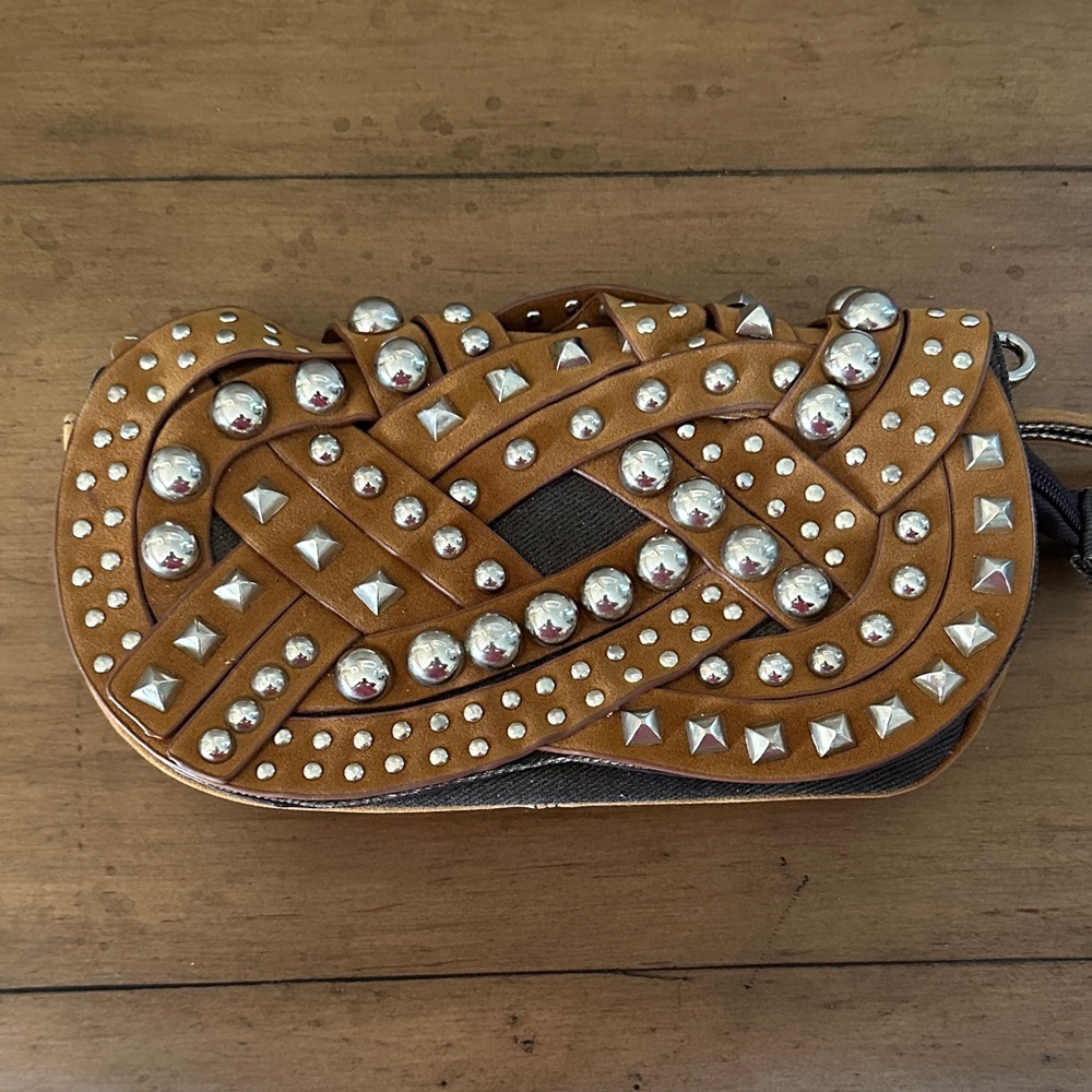 Nicole Lee U.S.A. Studded Clutch Bag